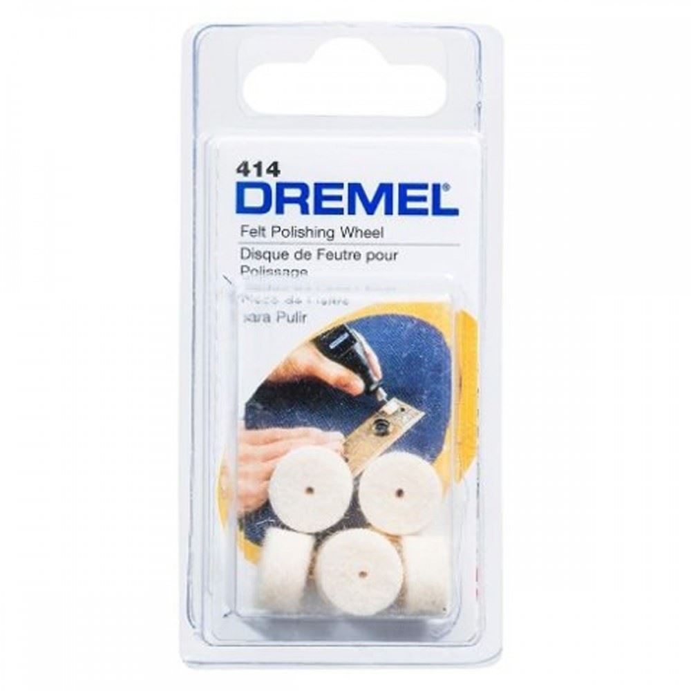 Discos De Fieltro Para Pulir 1/2" Dremel 414